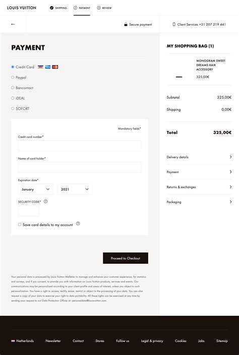 louis vuitton monthly payment